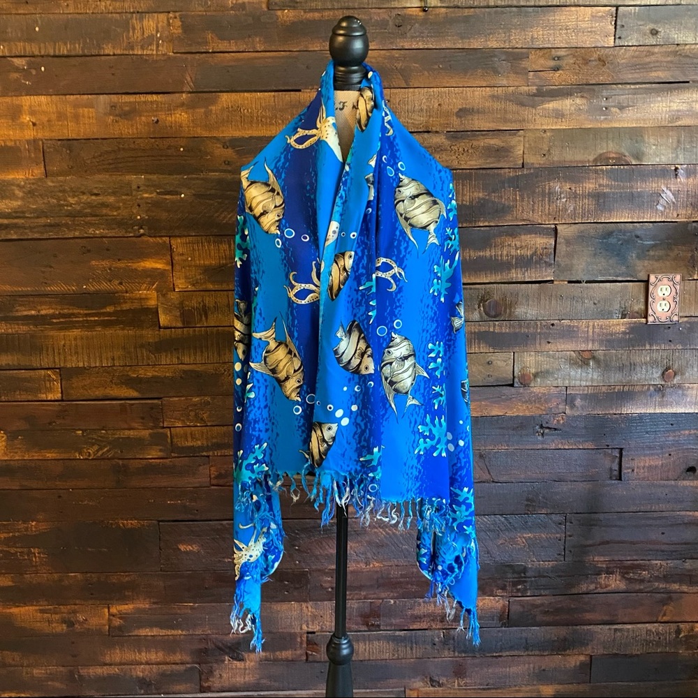 Tropical Rayon Scarf/Wrap